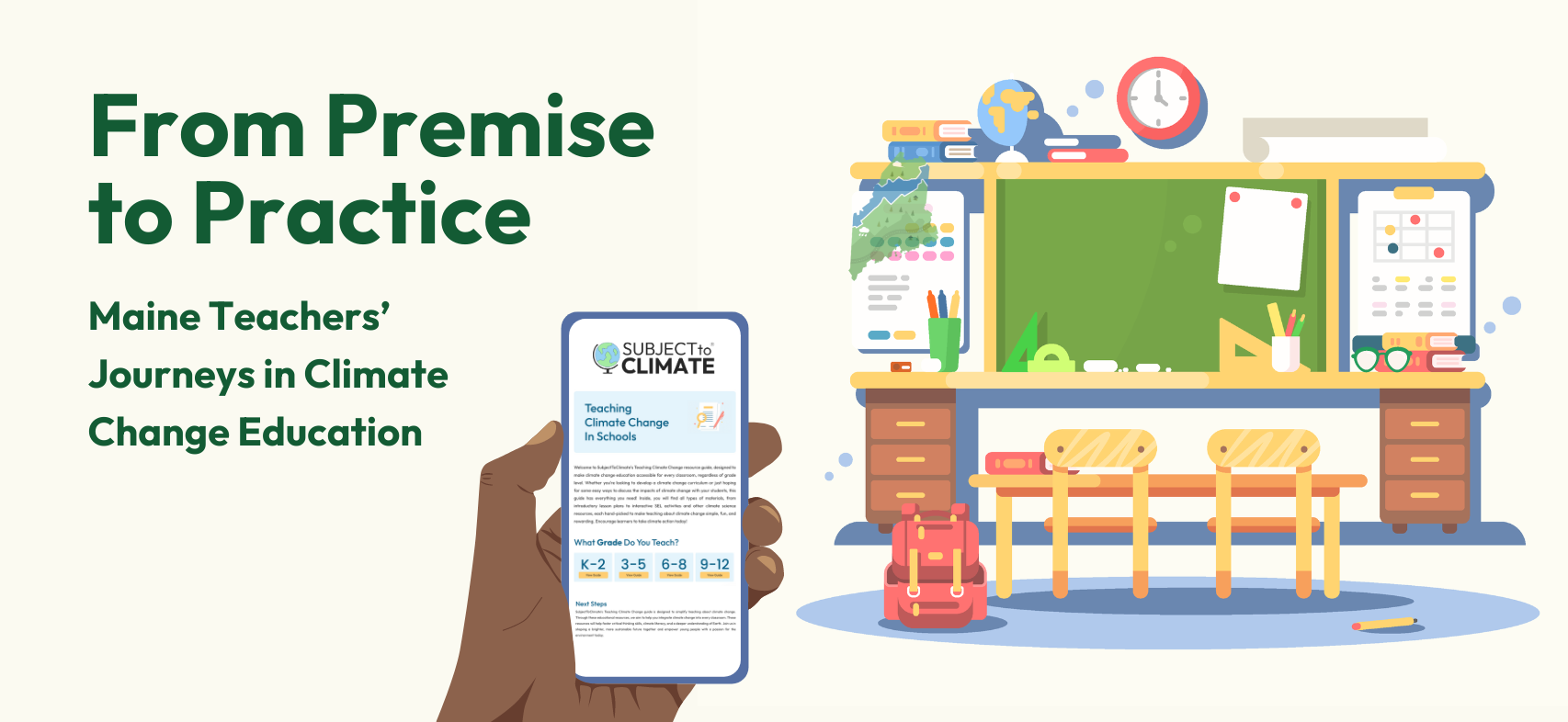 From Premise to Practice: Maine Teachers' Journeys in Climate Change Education